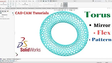 Solidworks: How to Make "Torus Mesh" in Solidworks | Torus Design in SolidWorks |
