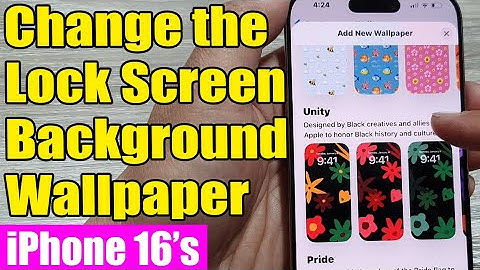 🖼️ iPhone 16/16 Pro Max: How to Change the Lock Screen Background Wallpaper