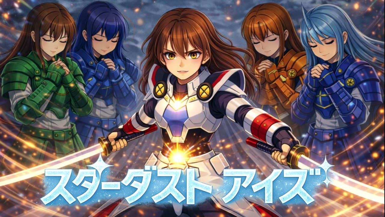 スターダスト アイズ   鎧伝サムライトルーパー 　浦西真理子 AIcover