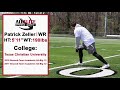 Athelite pro day patrick zeller wr