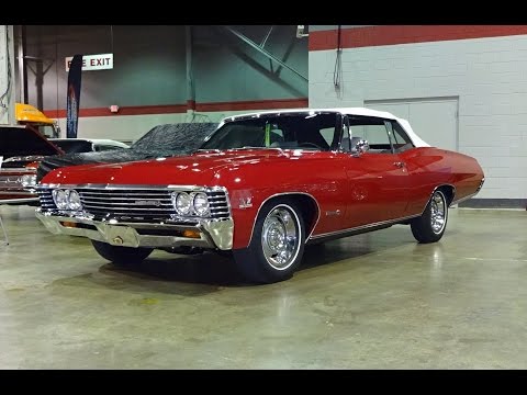 1967 Chevrolet Impala SS Convertible in Red Paint & 427 Engine