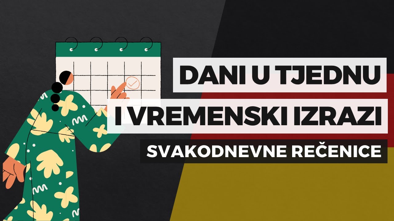 Dani U Tjednu Na Njemačkom www.youtube.com