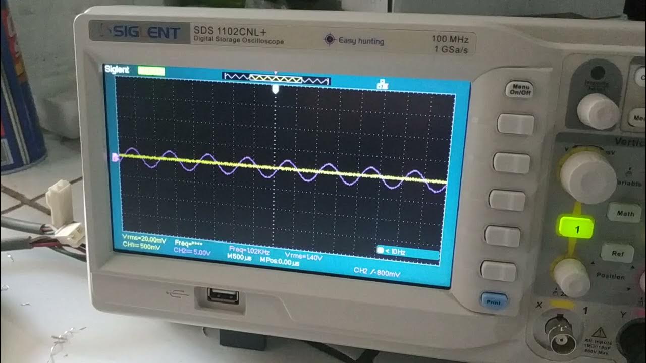 Driver Power Amplifier Montarbo Diukur Pakai Osiloscope Ternyata Ini