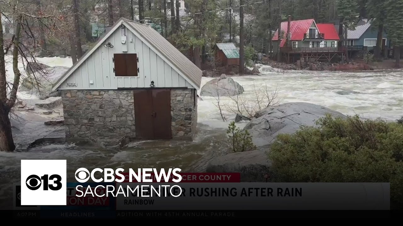 Yuba River continues to swell after heavy rain
