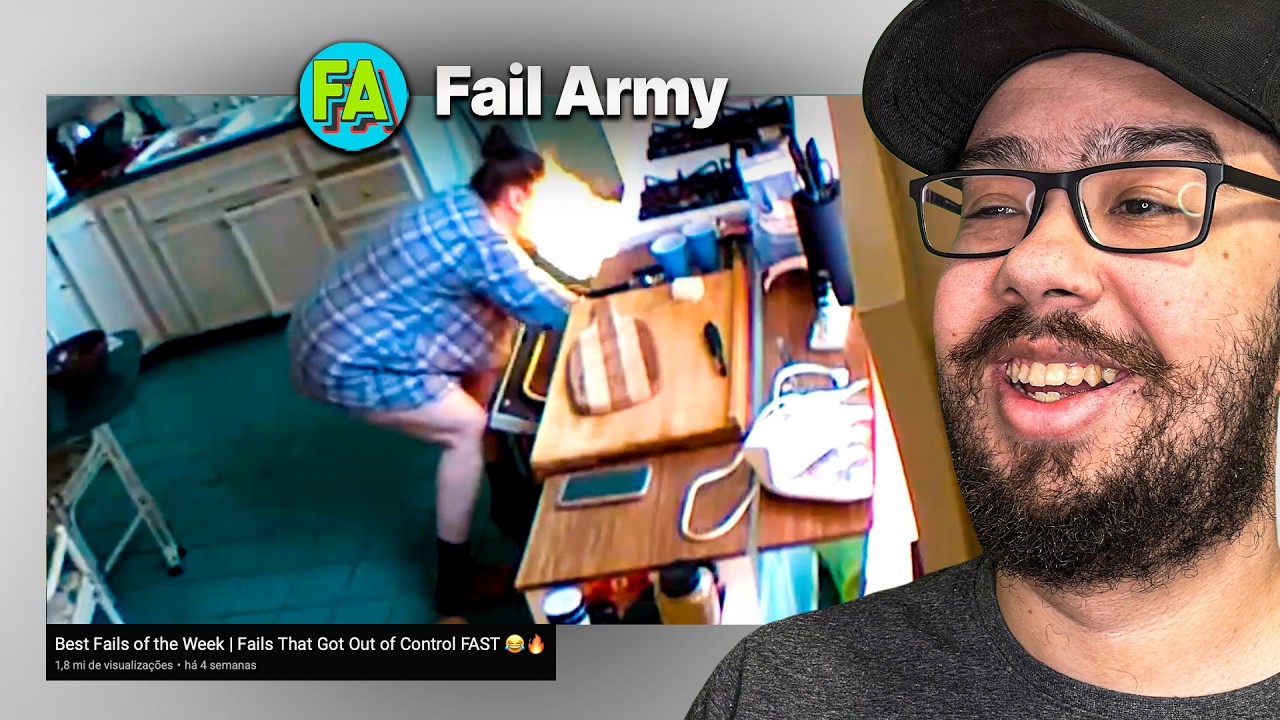 OS MELHORES FAILS DA SEMANA! - REACT FAIL ARMY