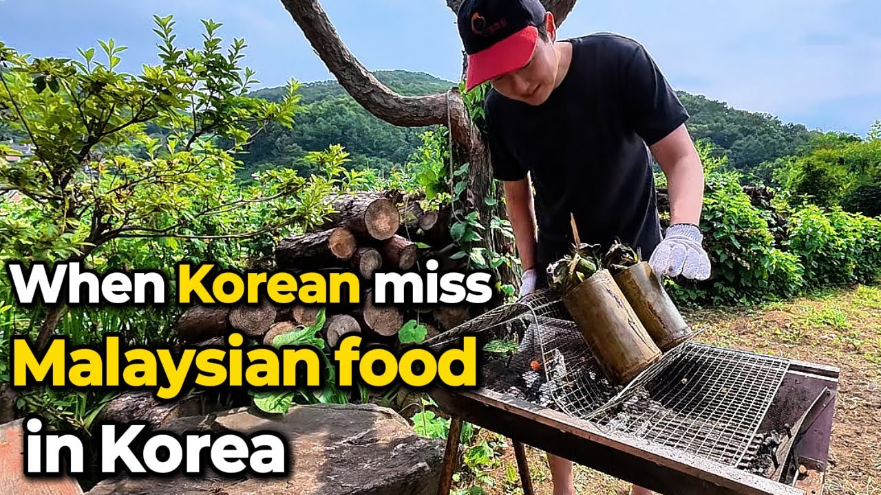 Malaysian Food in Korean Countryside – Rendang & Lemang