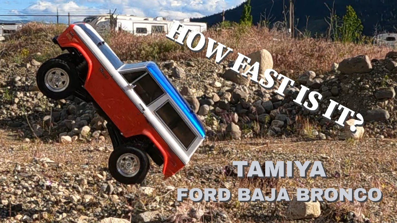 TAMIYA FORD BAJA BRONCO.. How fast is it? - YouTube