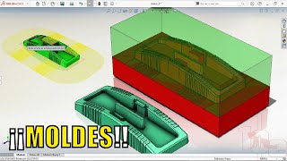 MOLDE EN SOLIDWORKS 2020 | CAVIDADES Y SUPERFICIES | CAVITY AND CORE IN SOLIDWORKS 2020