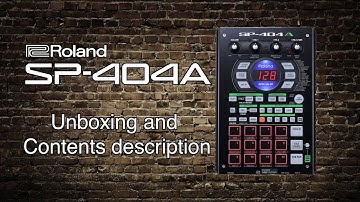 Roland SP-404A - Unboxing and Contents description