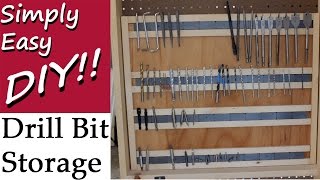 Diy: Drill Bit Storage Rack - Magnetic