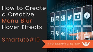 How to create a Creative Menu Blur Hover Effects Html CSS Hover Effects for beginners YouTube