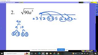 Algebra 2 Chapter 4 Practice Test #1-3