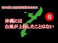 都道府県別　台風上陸回数ランキング
