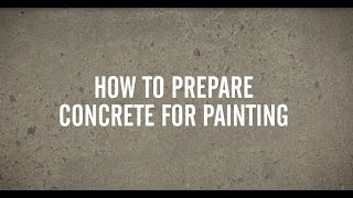 How To Prepare Concrete For Painting
