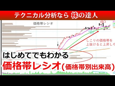 初めてでもわかる価格帯レシオ（価格帯別出来高）の見方