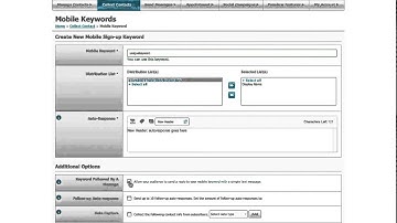 Mobile Marketing: Mobile Keyword Tutorial Video