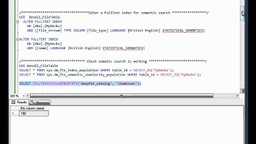 Beyond Relational part 4 - Using SQL Server Sematic Search with FileTable