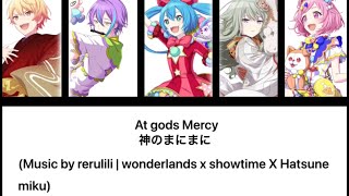 [KAN\ROM/ENG] [FULL] At gods mercy Color Coded Lyrics Video