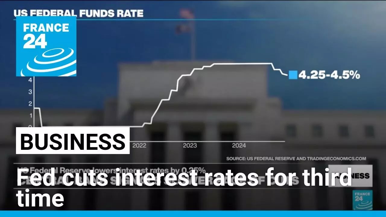 US Federal Reserve cuts interest rates for third time this year ...