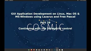 GUI Application Development on Windows and Linux using Lazarus &amp; Free Pascal - Part 29