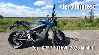 Zero S ZF 7.2 11 kW 2020 Electric Motorcycle (Learner Legal)