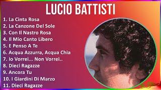 Lucio Battisti 2024 MIX Musica Italiana - La Cinta Rosa, La Canzone Del Sole, Con Il Nastro Rosa...