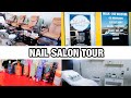 NAIL ROOM TOUR | Visual Walk-through of My Nail Salon + Interior Design Ideas