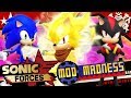 Sonic Forces (PC 4K 60FPS) SUPER SONIC Boom &amp; Boom Shadow - Mod Madness