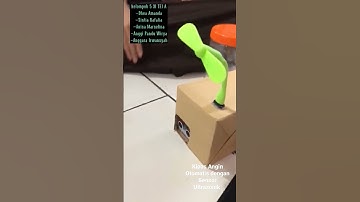 Kipas Angin Otomatis dengan Sensor Ultrasonik #kipasanginotomatis #projekarduino SMKN 2 Setu