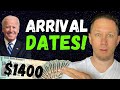 NEW ARRIVAL DATES! $1400 Third Stimulus Check Update + GARNISHMENT DETAILS!