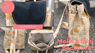 How to make a mini backpack
