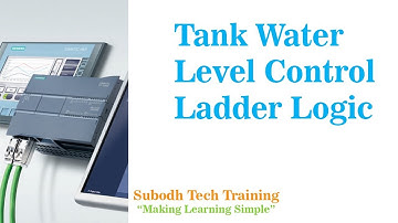 PLC Tutorials - How to control water tank level using timers in PLC?