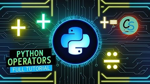 |Python Operators full tutorial| #python #pydroid3 #operatorsinpython #pythonoperators #codescript