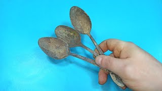 Don&#39;t throw away the old spoons! Angle Grinder tricks! Simple practical inventions