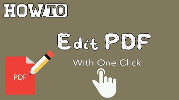 How to edit PDF document with one click - - Hindi - Urdu | 2023