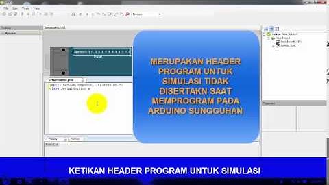 Simulasi Arduino - Komunikasi Serial