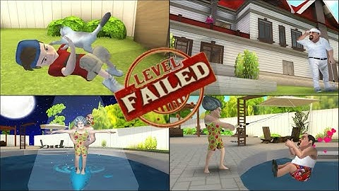 Scary Stranger 3D - New Update - Level Failed Lets Par Tee - A Jaw Some Prank