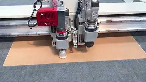 oscillating knife cutting  and creasing machine for cardboard