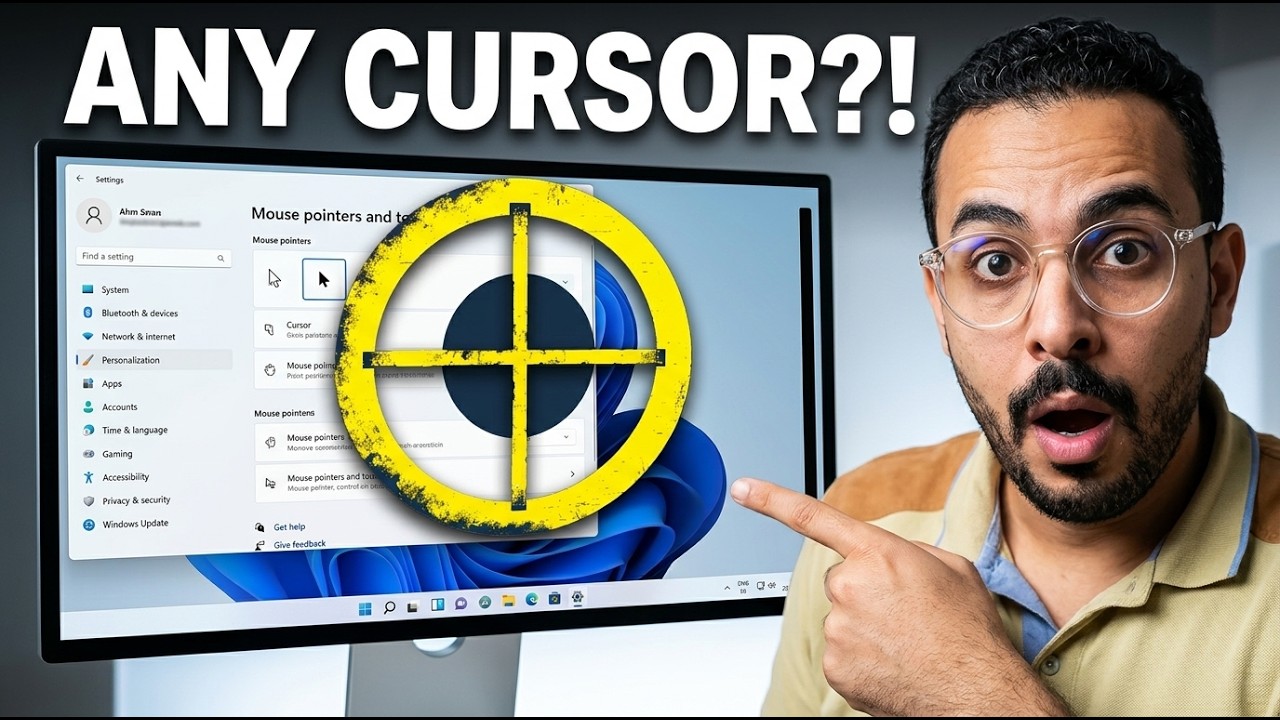 How To Make a Custom Mouse Cursor (Windows 11 & 10) - YouTube