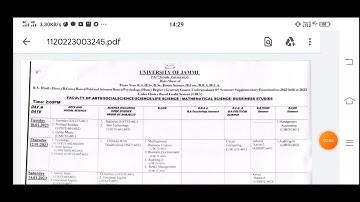 Jammu University Big Update UG SEM 6th CBCS&Ncbcs Supplementary Examination 2023 Datesheet Out