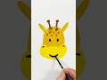 Giraffe acrylic painting for kids  shortspainting art shorts