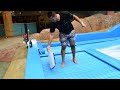 How to rodeo for bodyboard on the flowrider