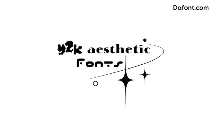 Y2K Aesthetic Institute — Planet's Y2K series of typefaces, free for