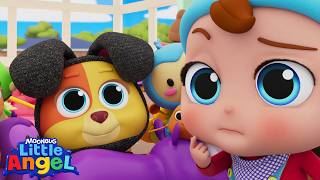 baby john s fluffy black sheep chase little angel kids cartoons