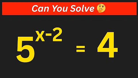 Tricky Math Olympiad Problem 5^x-2 = 4 | Most People Miss This Step!...