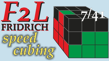 Fridrich Method F2L 7/41 Alternative Version | SpeedCubing Rubik