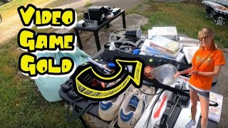 Cheap Video Games And Huge Profits at The Garage Sales