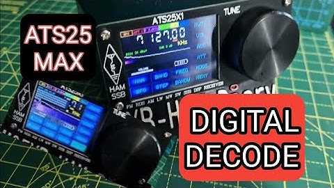 ATS25-MAX , DIGITAL DECODE Selections .