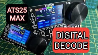 ATS25-MAX , DIGITAL DECODE Selections .