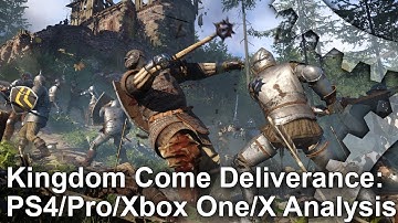 Kingdom Come Deliverance: PS4/Pro vs Xbox One/X Graphics Comparison + Frame-Rate Test